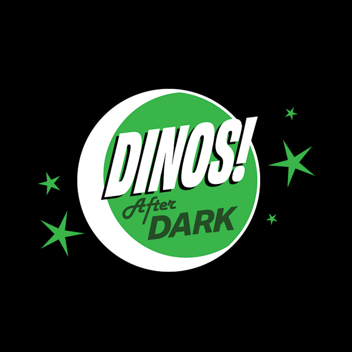 Dinos after Dark written on a green circle
