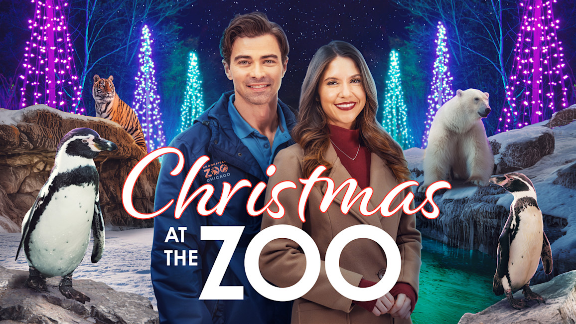 Movie poster featuring animal care specialist and entrepreneur in heartwarming holiday story.