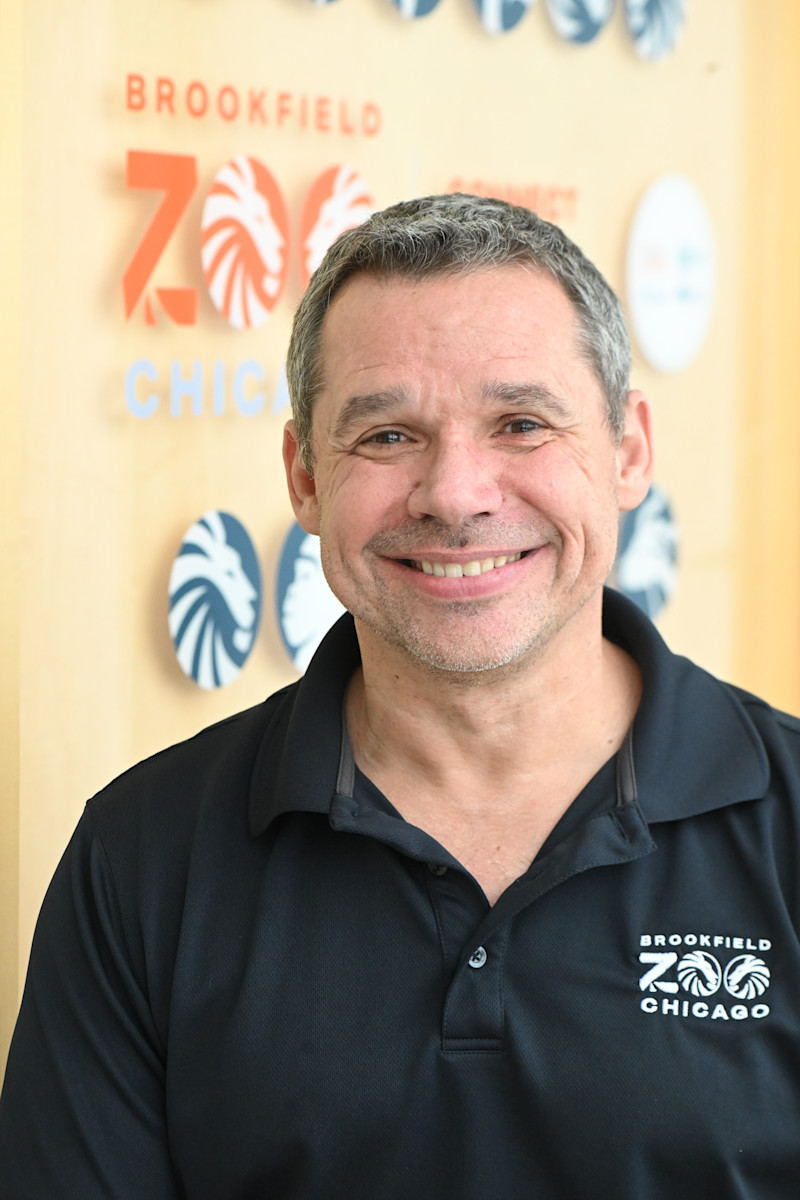 An image of Mark Gonka at Brookfield Zoo Chicago. 